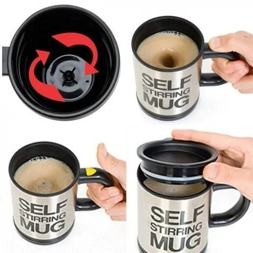 Self Stirring Mug for Automatic Mixing